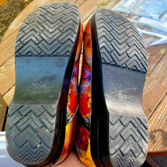 Floral Dansko Clogs - Picture 3 of 4